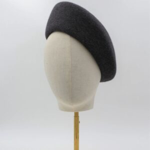 Beatrice — Grey Rabbit Fur Felt Beret