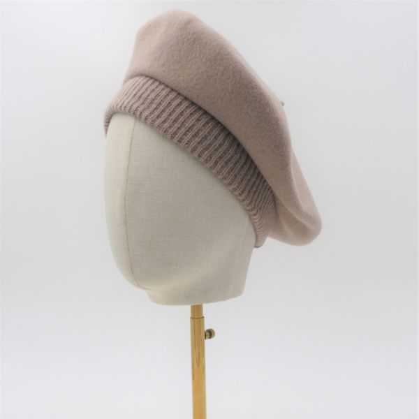 Elise- Navy Blue Wool Felt Hat